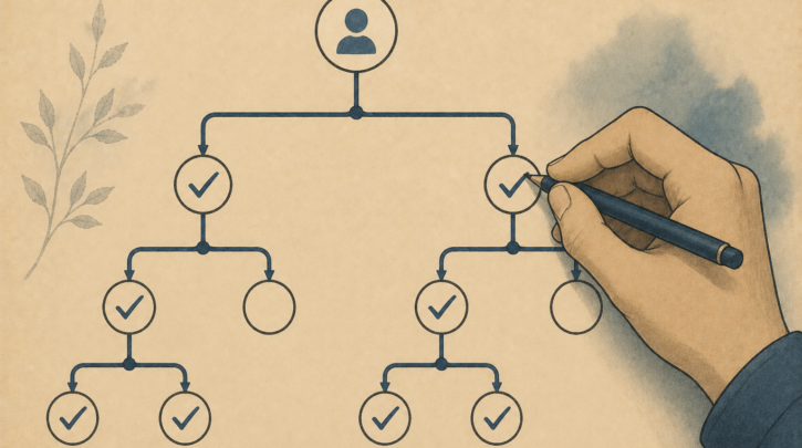 Illustration of a Canadian citizenship eligibility self-check