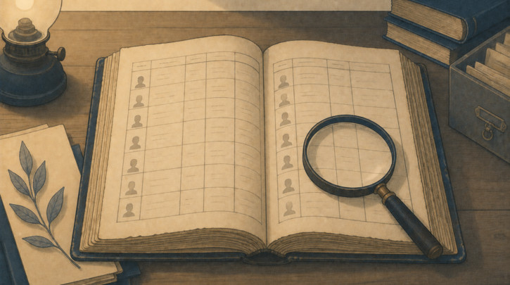 Illustration of the Drouin Collection parish register images