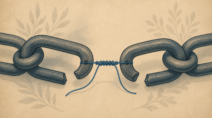 Illustration of Canada's Lost Canadians and their restored citizenship chain